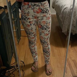 Floral Jeans
